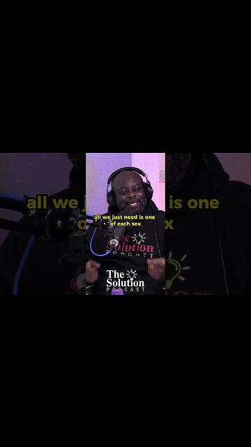 All you need is 1 man and 1 woman to re-populate the earth