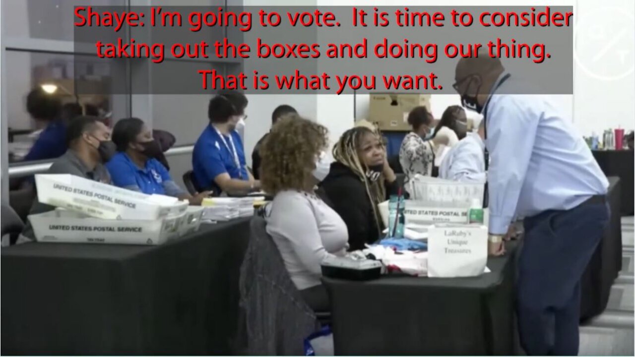 Ruby Freeman Caught Discussing Stealing Votes & Unlocking Voting Machines! Fulton County, Georgia