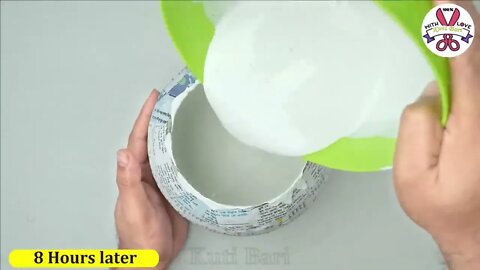 Easy cement pottery making