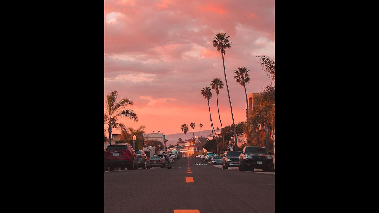 Viral video Los Angeles.. video drone