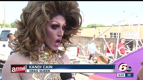 Drag queens take over Indy for Pride Parade