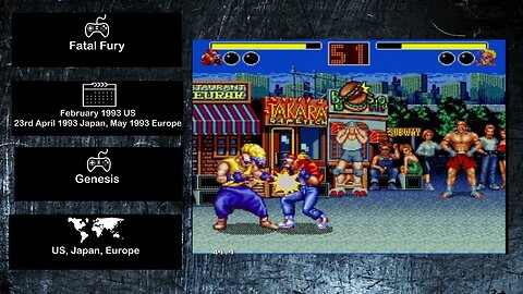 Console Fighting Games of 1993 - Fatal Fury