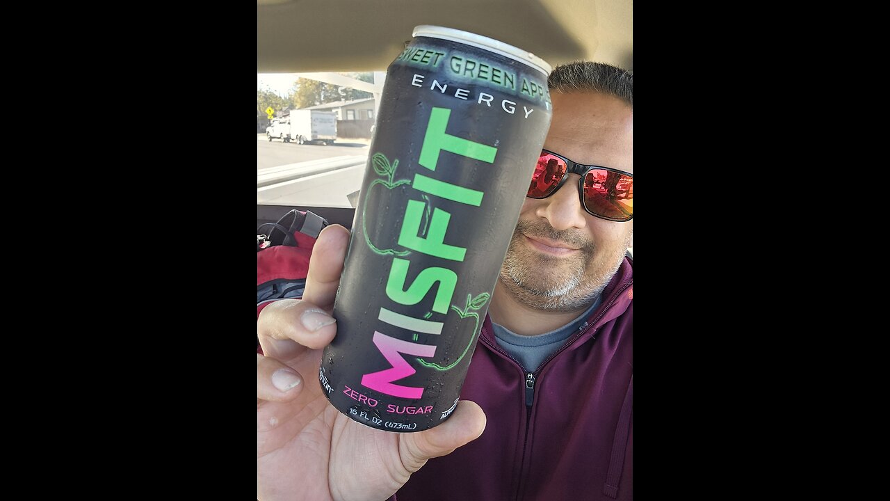 Misfit Energy Sweet Green Apple Energy Drink Review