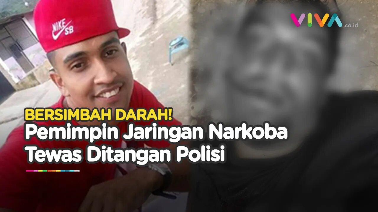 TRAGIS! Pemimpin Jaringan Narkoba Tewas Bersimbah Darah Diburu oleh Polisi