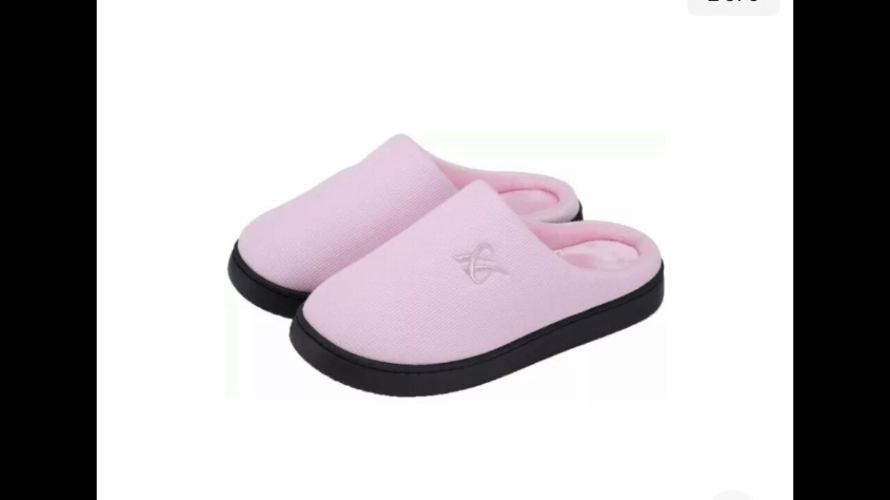 landeer Memory Foam Slippers for Women's and Men's Casual House Shoes