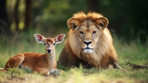 "Animal friendship has no limits 💯"