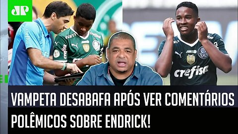 "Já estão FALANDO ISSO do Endrick? Cara, aí é..." Vampeta DESABAFA sobre jovem do Palmeiras!