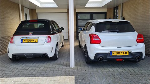 REVISITING SWIFT SPORT HYBRID ZC33S 2021 after driving with ABARTH 595C TURISMO 2016. Founder in Car