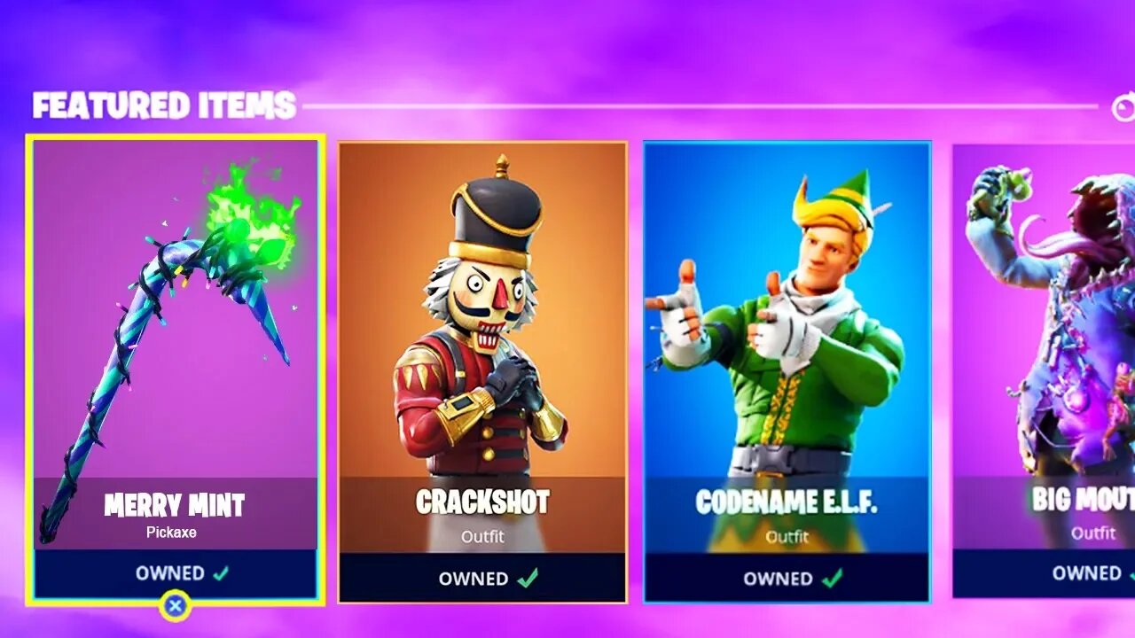 *NEW* FORTNITE ITEM SHOP RIGHT NOW! NEW CHRISTMAS SKINS! (FORTNITE BATTLE ROYALE)