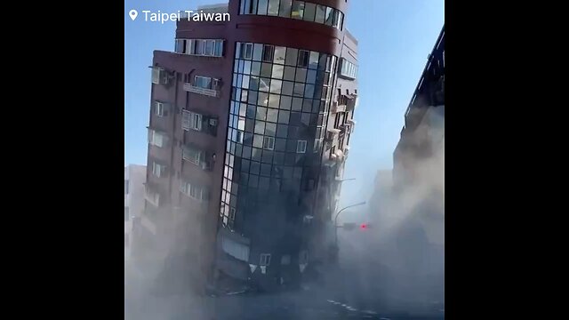 Two massive 7.5 magnitude earthquakes have hit Taiwan, toppling buildings and causing tsunami.