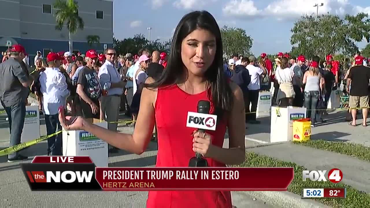 Trump Supporters awaiting Rally in Southwest Florida