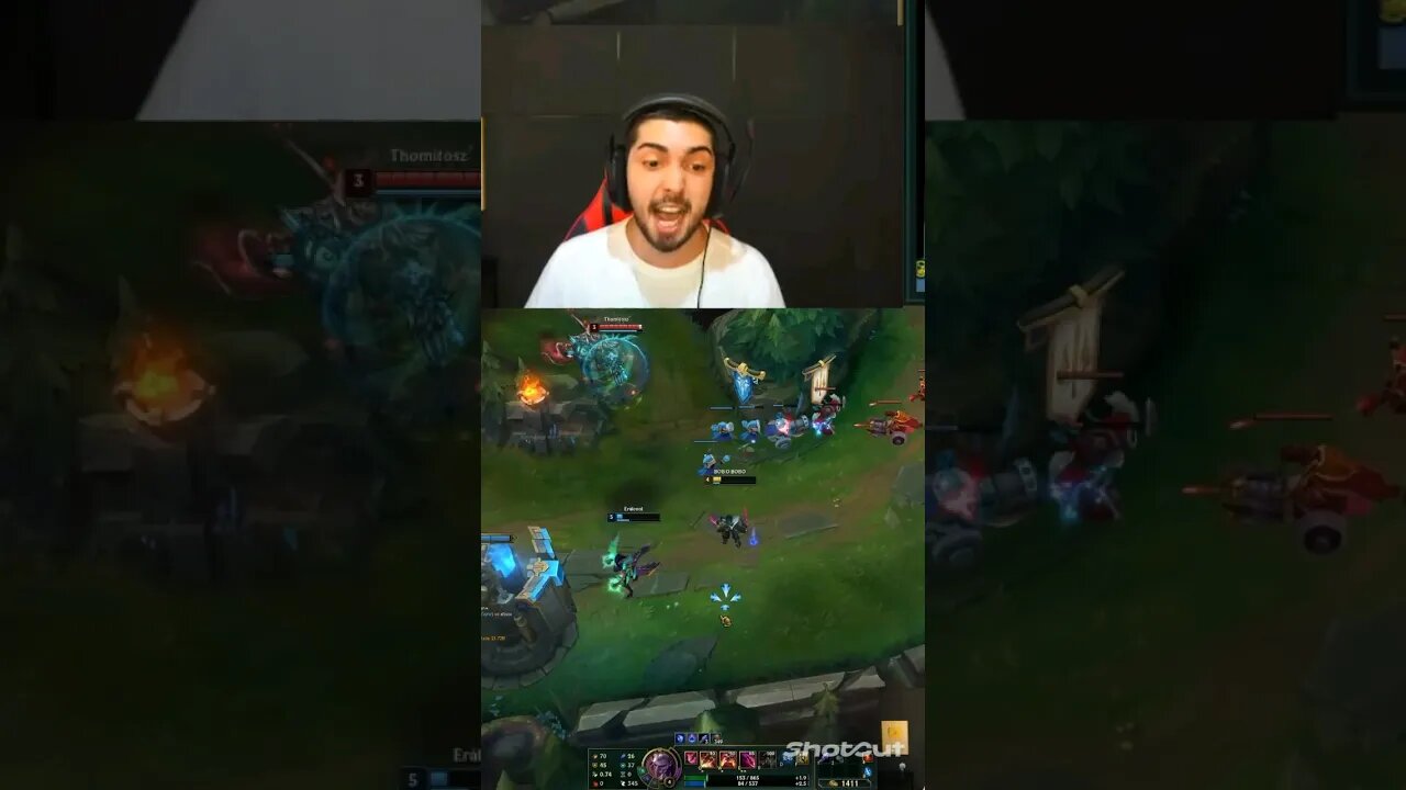 Jukes tiltado com o Adc #leagueoflegends #jukes #shaco #lucian