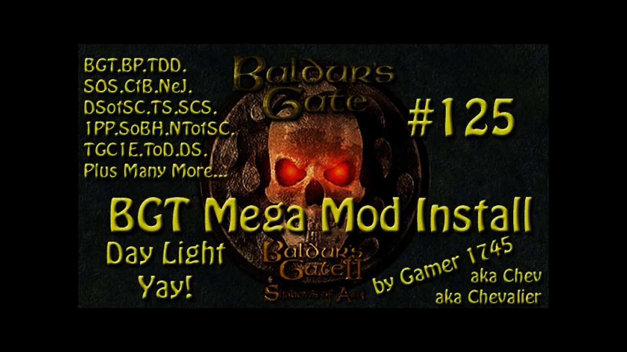 Let's Play Baldur's Gate Trilogy Mega Mod Part 125 - Day Light