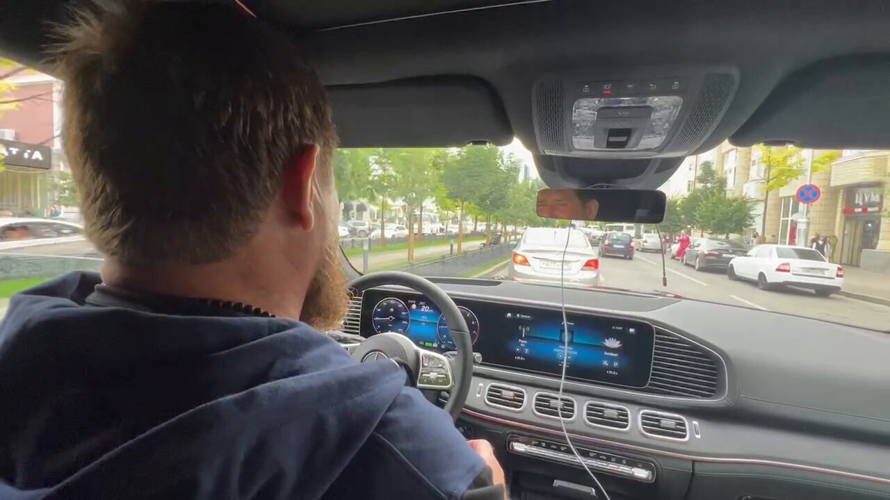 Going for a drive with Chechen leader Ramzan Kadyrov