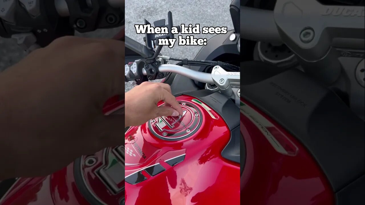 Parents, please learn your kids behave around bikes! 🙏🏿 #motocycle #moto #kids #exhaust #ducati