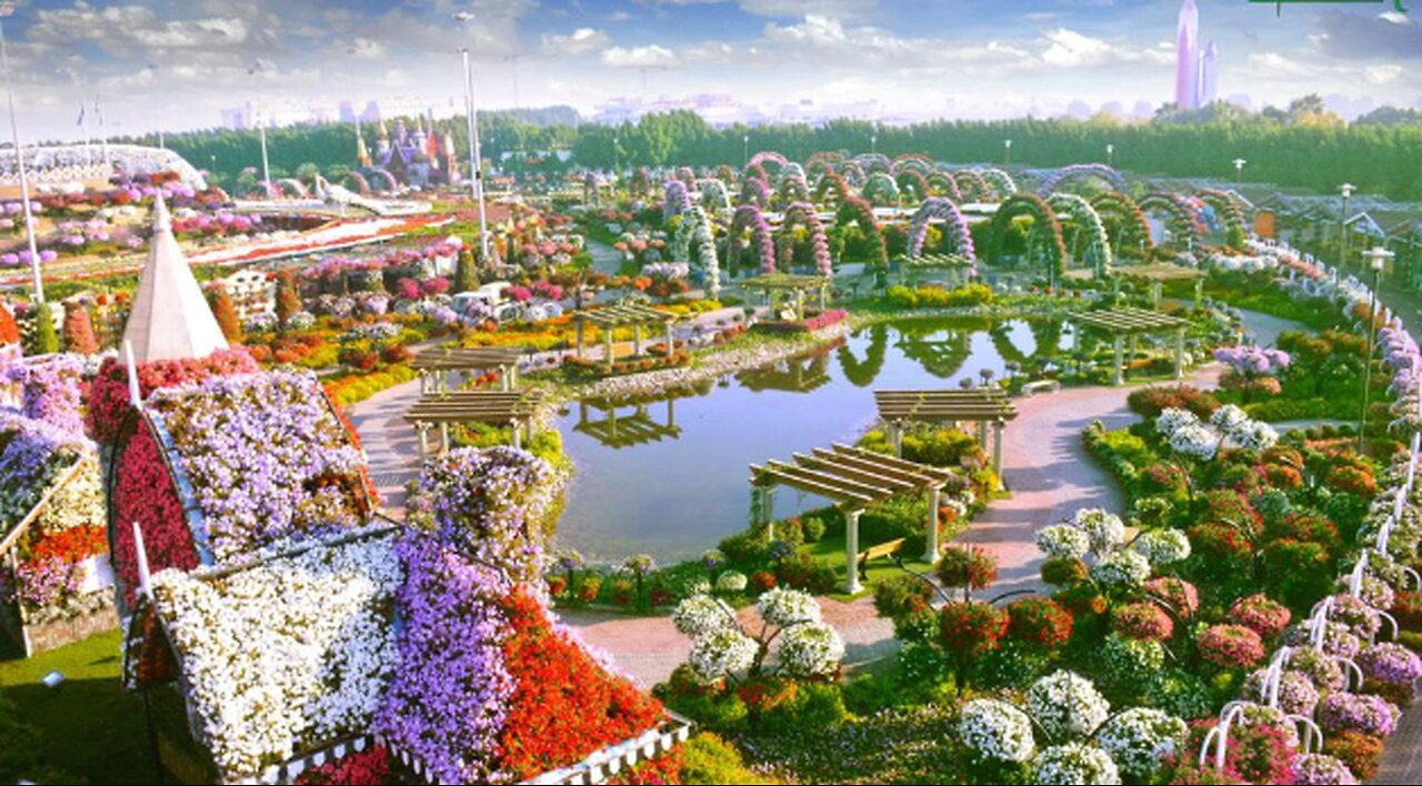 Dubai Garden - Largest Colorful Garden in the World