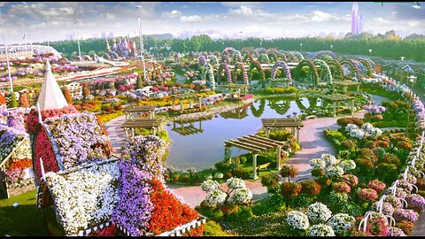 Dubai Garden - Largest Colorful Garden in the World