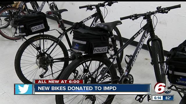 New bikes donated to IMPD