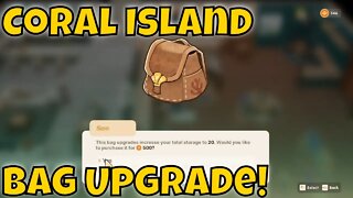 Coral Island How to Upgrade Inventory