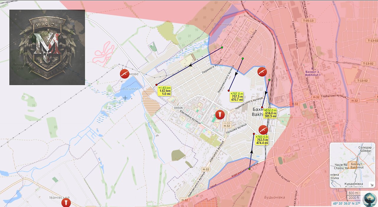 Massive Usage Of Guided Bombs. Wagner advances in Bakhmut. Military Summary And Analysis 2023.04.17