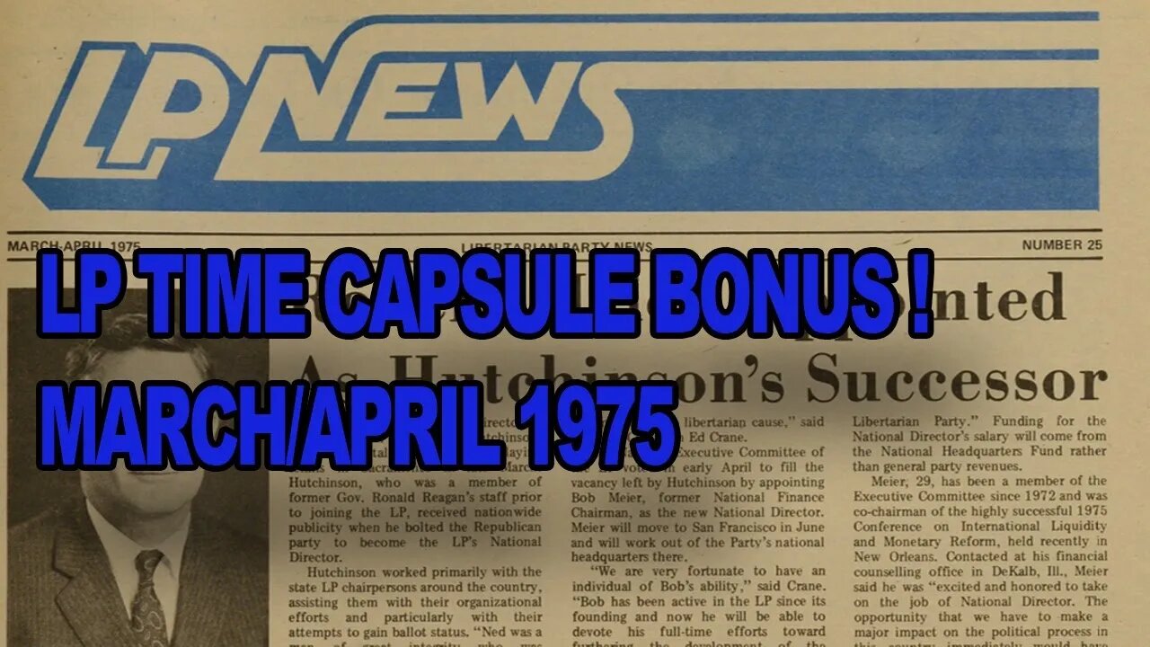 LP Time Capsule March/April 1975 Ep 25 BONUS