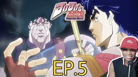 JoJo's Bizarre Adventure Phontom Blood ep 5 Reaction