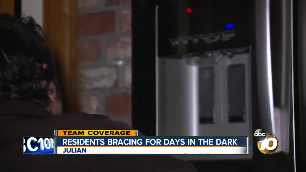 residents bracing for days in the dark