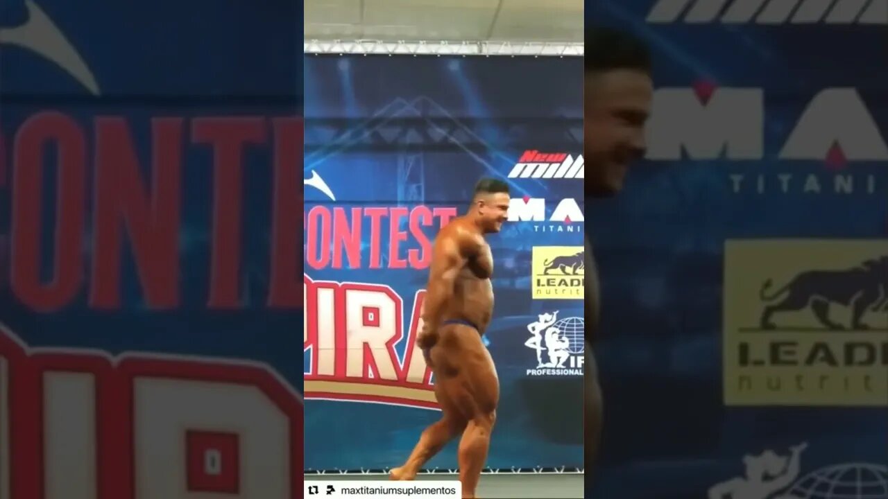 CHRISTIAN FIGUEIREDO FAZENDO GUEST POSING NO MUSCLECONTEST PIRACICABA | BODYFITLIONS