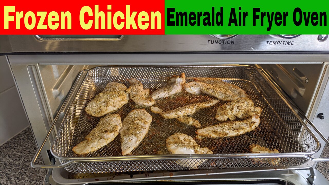 Chicken Tenderloins from Frozen Emerald Air Fry Oven. Like Calmdo