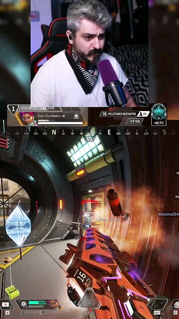 persiguiendo a un team, seguimos mejorando con soporte 🤭🤩 #apex #apexlegends #eliasprotest