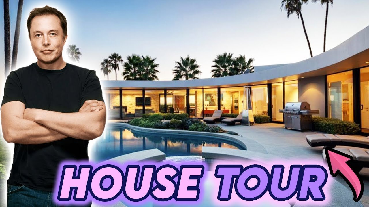 Elon Musk | House Tour | 7 Multi Million Dollar Mansions