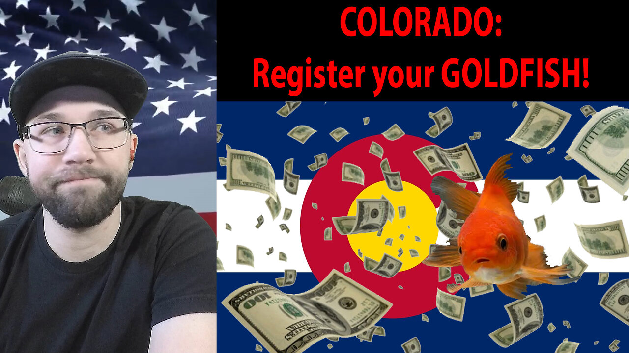 Colorado Bill: Register Your PET FISH! Just Another Cash Grab!