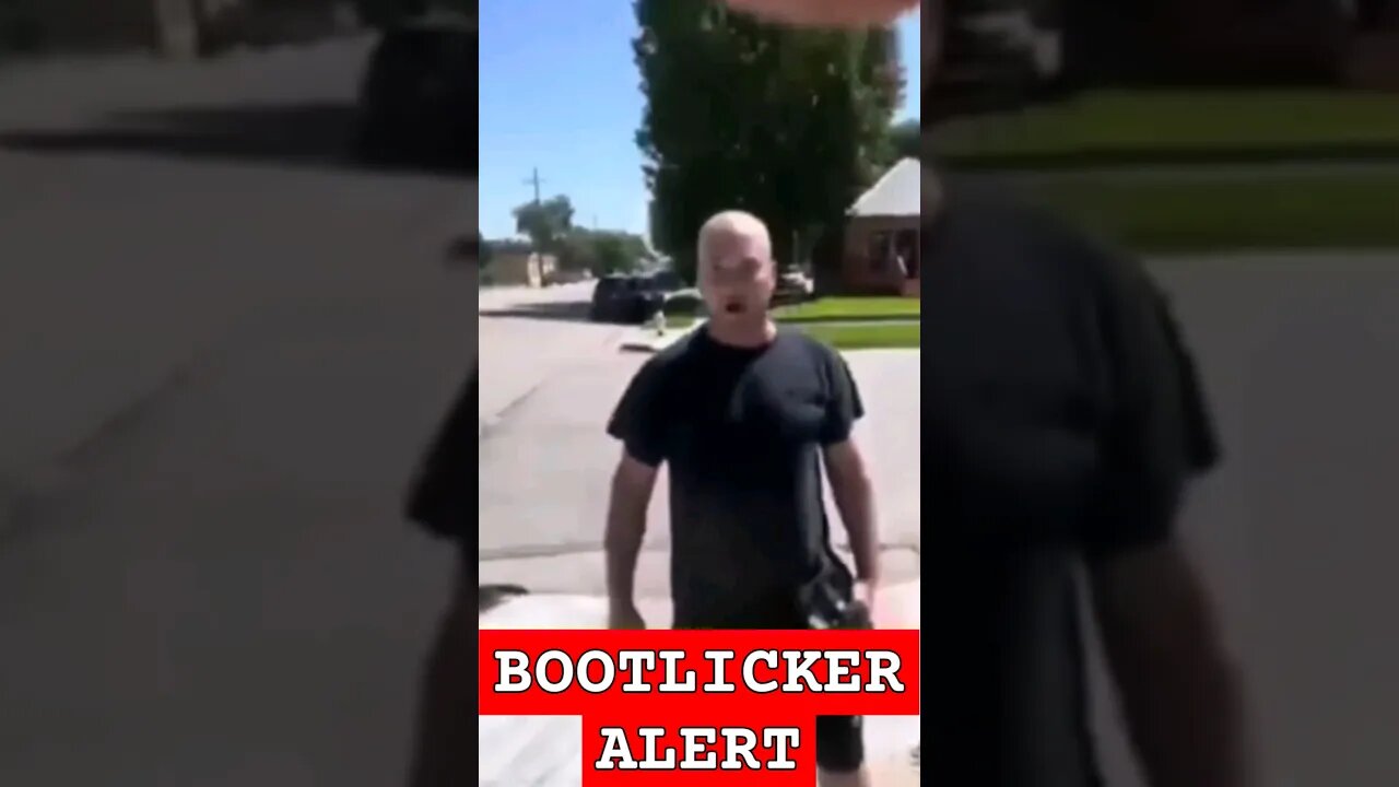 bootlicker goes crazy