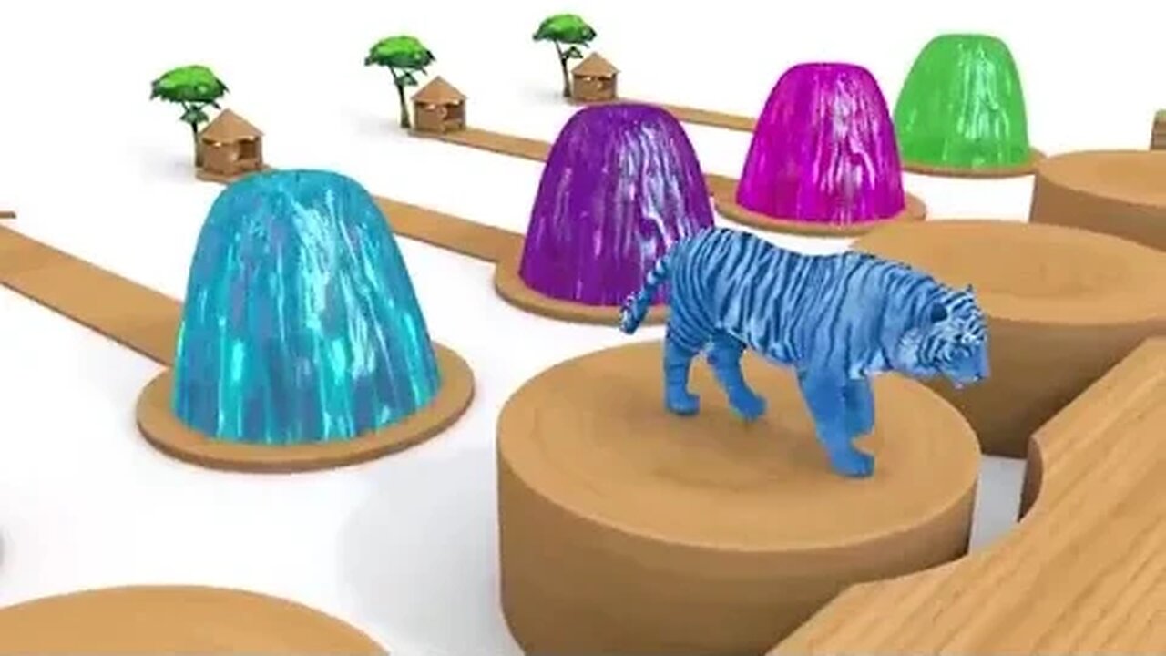 colour games with animals