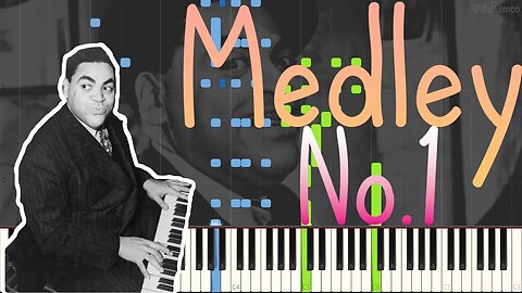 Thomas "Fats" Waller Rhythm Medley No. 1 (Harlem Stride Piano Synthesia)