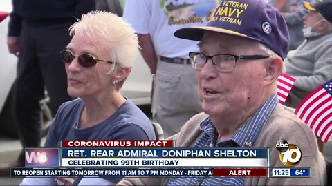 Community celebrates Del Mar man's 99th birthday