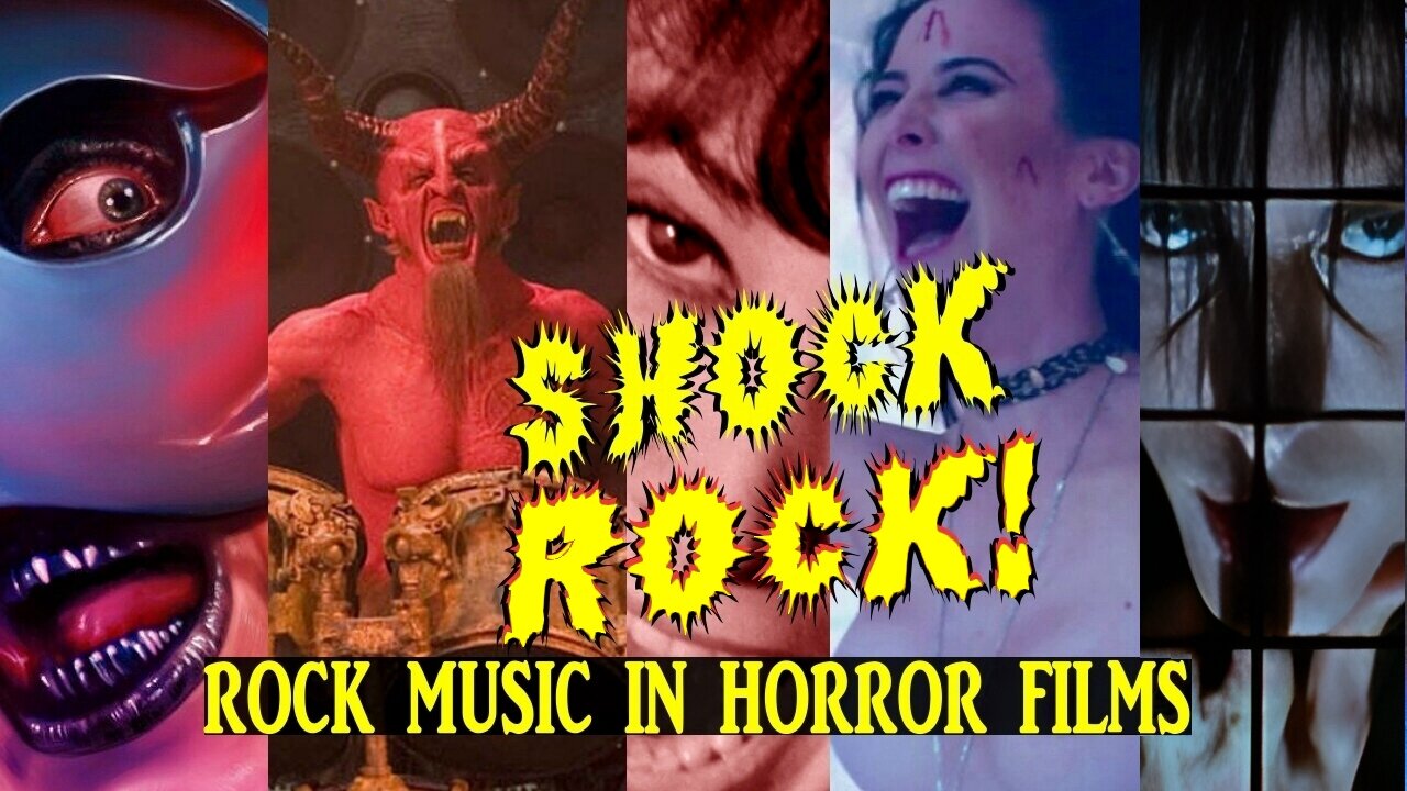 SHOCK ROCK Trailer for the LIVE Show Friday 8pm EST! Rock Music in Horror Films