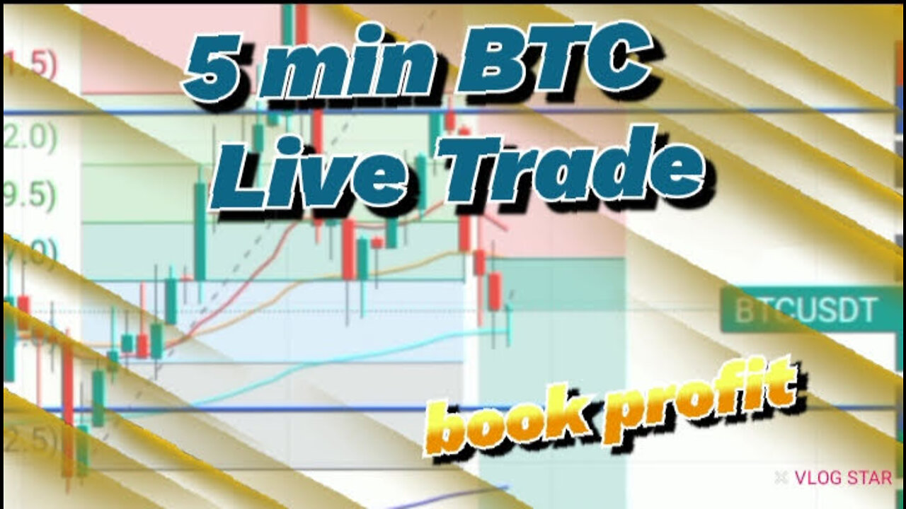 Live BTC/ USDT 5 min scalping |M pattern trading