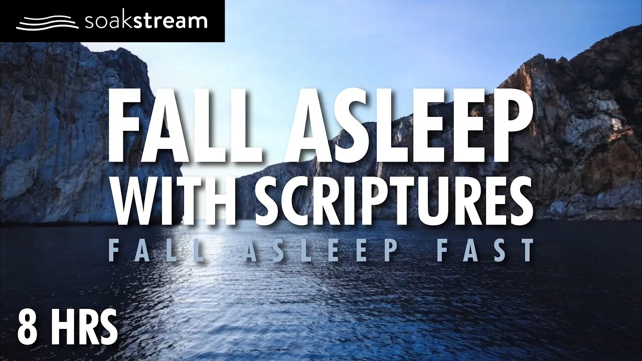 SOAK IN GOD'S PROMISES BY THE OCEAN | SLEEP WITH GOD'S WORD | 100+ Bible Verses For Sleep