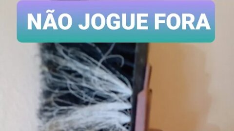 COMO RESTAURAR VASSOURA VELHA