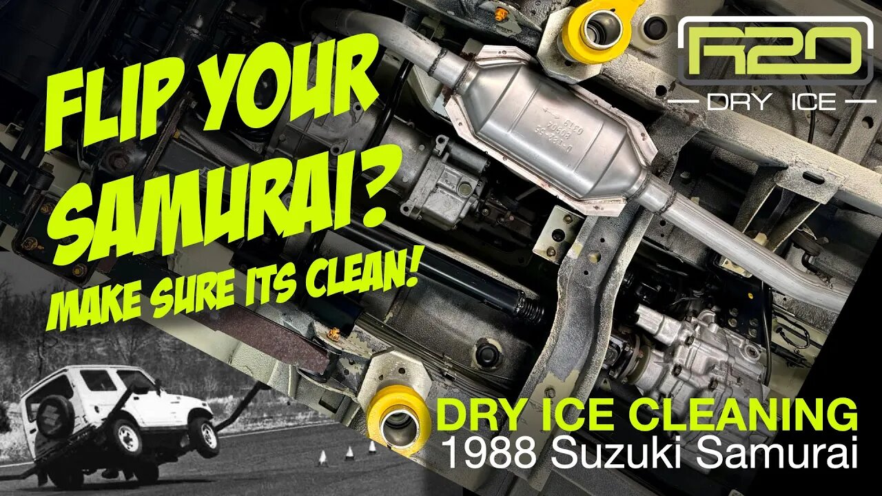 You'll Flip When you see this Suzuki Samurai Dry Ice Detailed!