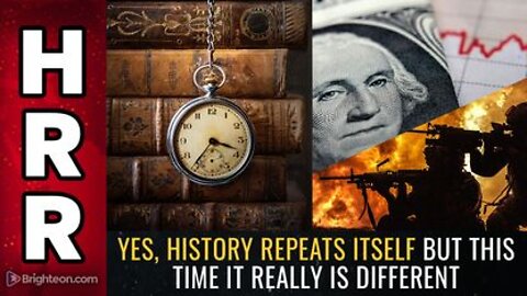 07-18-22 - Yes History Repeats itself but THIS TIME it Really is Different