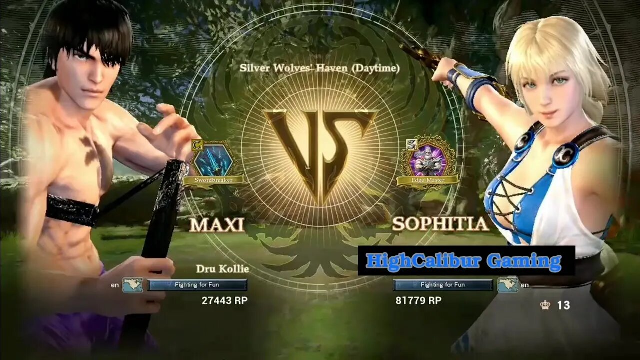 SoulCalibur VI: Sophitia vs. Maxi (Dru Kollie) aka Keepit Kool