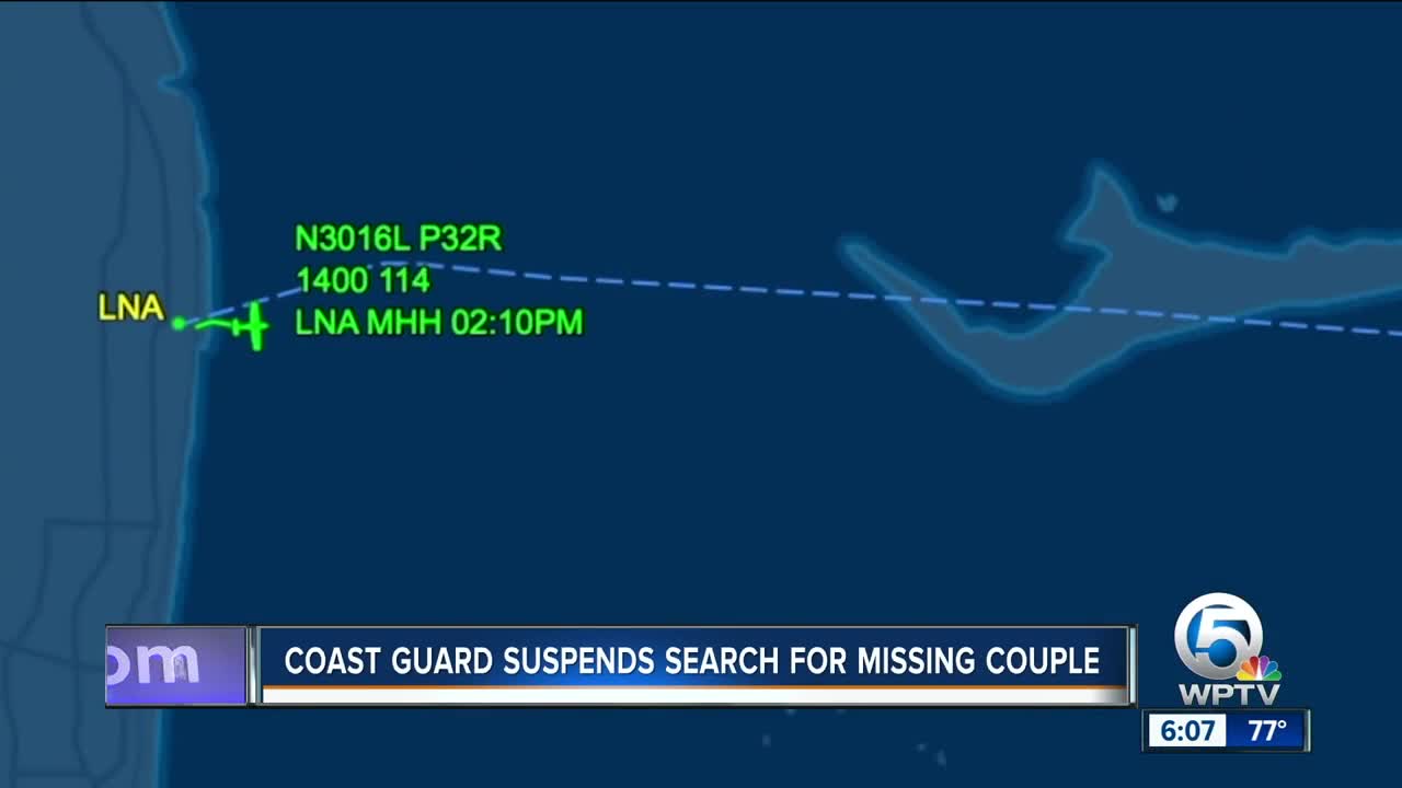 Coast Guard calls off search for missing couple