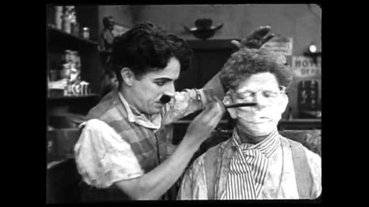 Charlie chaplin barber sceneFunniest by