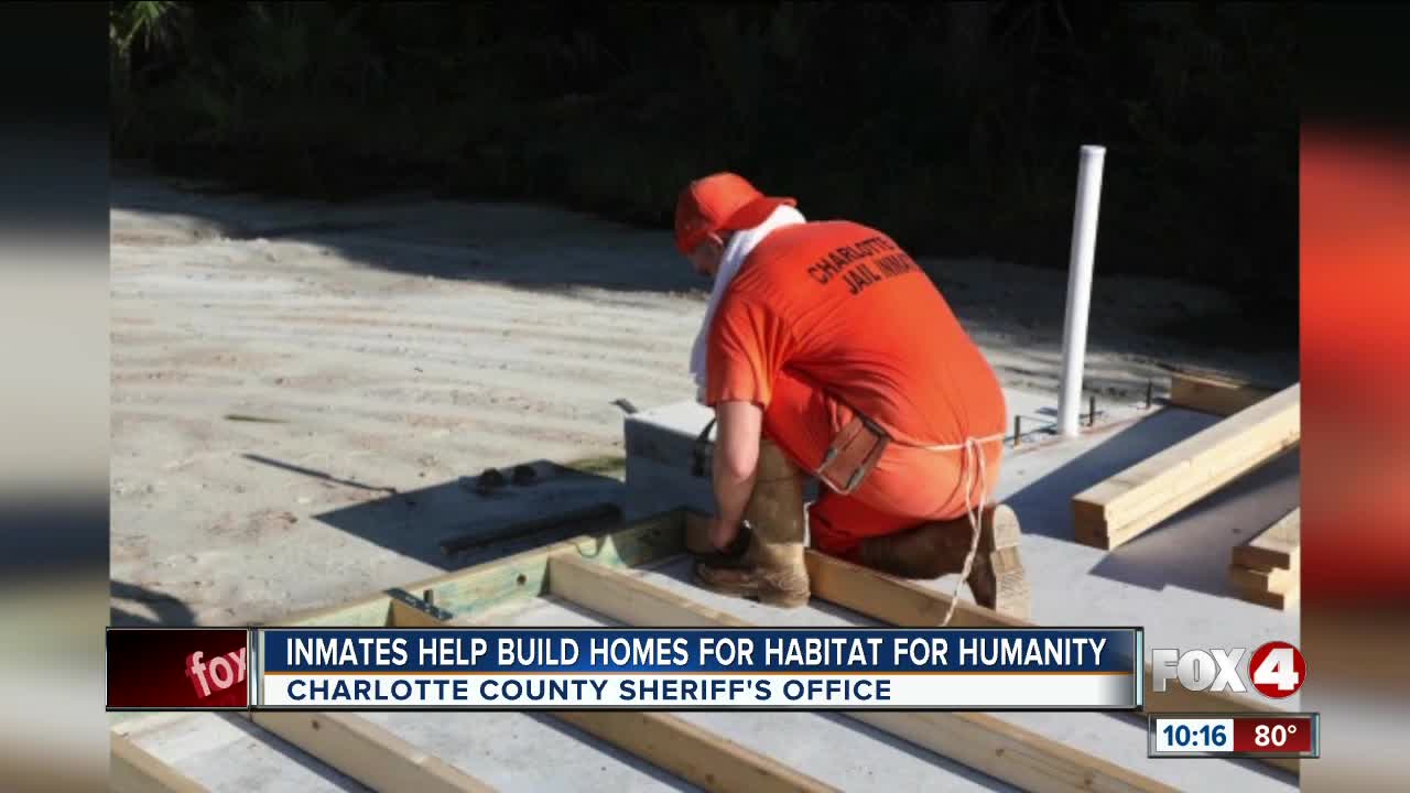 Charlotte County Jail inmates partner with Habitat for Humanity