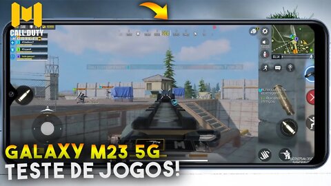 Galaxy M23 5G - Teste de JOGOS! COD Mobile será que roda liso?