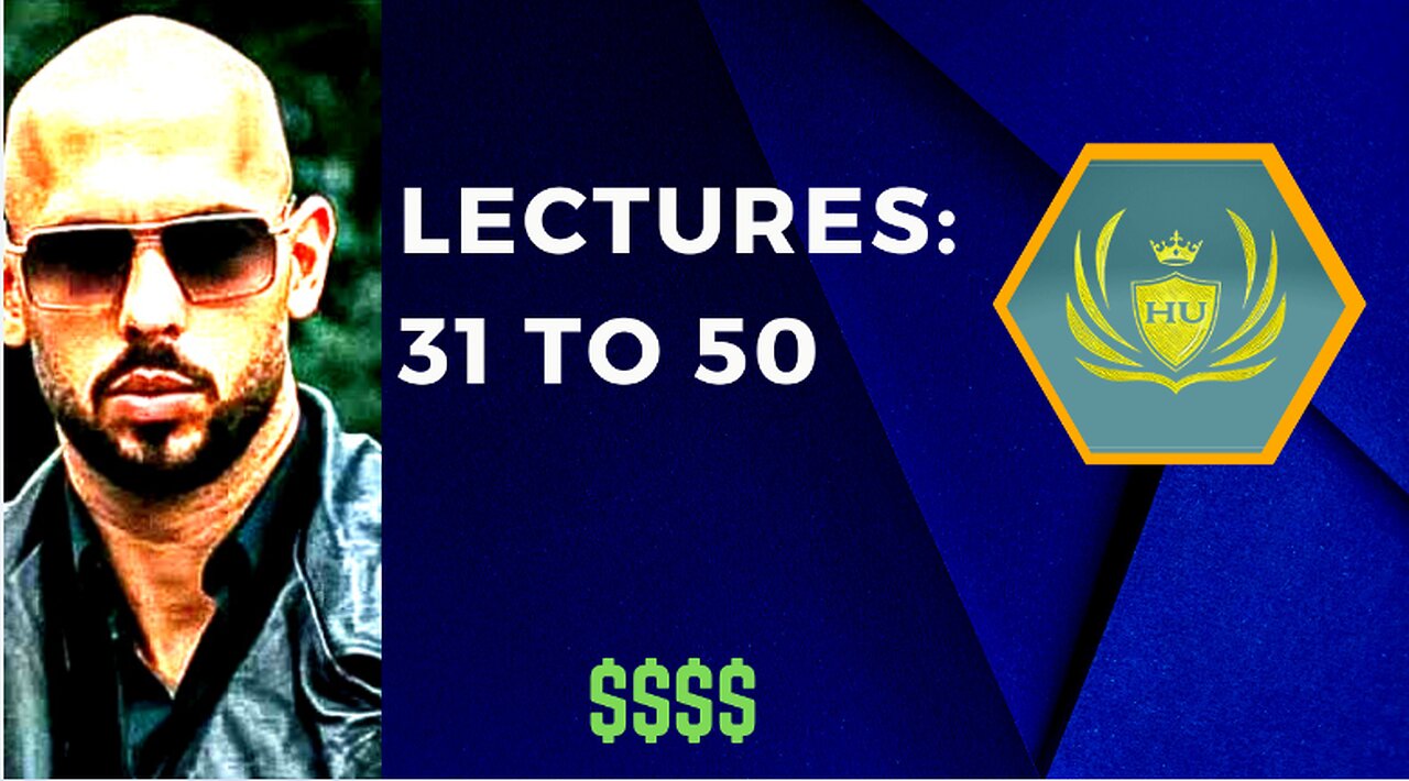 Lectures: 31 to 50
