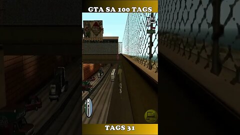 GTA SAN ANDREAS 100 TAGS TAG 31 #shorts #gta #semedissaum