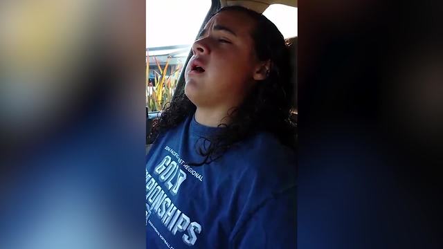 Young Girl Needs Gas For Her Spaceship After Her Wisdom Teeth Surgery